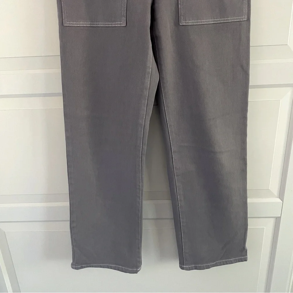 Aritzia Wilfred Free Modern Utility Pant Mid Rise Gray Size 6 26751 - Picture 5 of 12